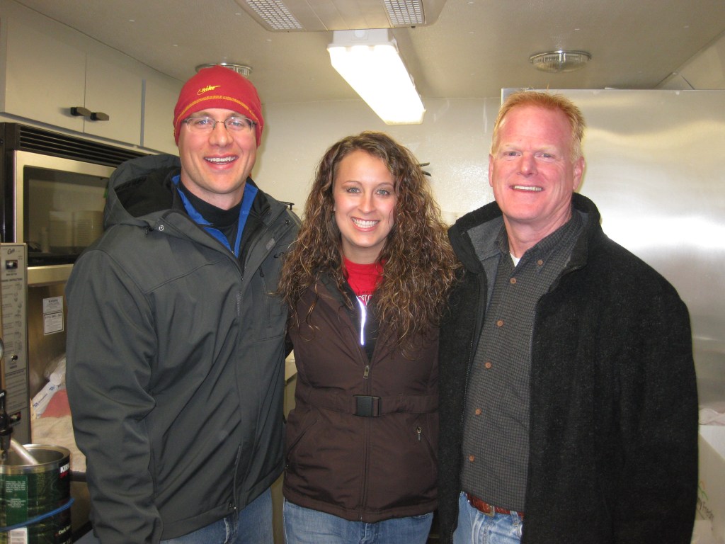 Me and the small group men.